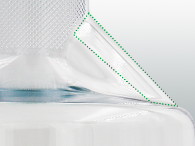 5L搖瓶獨(dú)特引流瓶頸設(shè)計(jì)，防止傾倒時液體飛濺