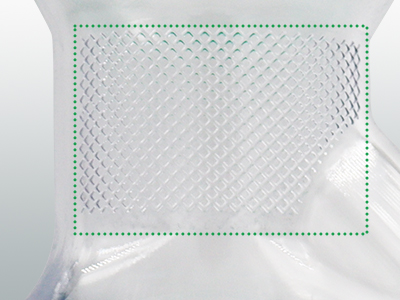 瓶頸處圓弧設(shè)計(jì)及磨砂工藝處理，輕松抓握