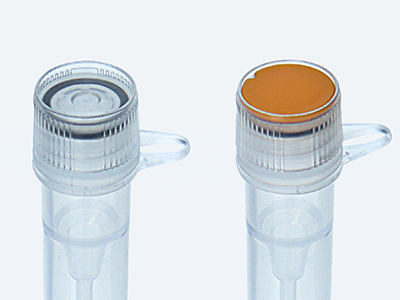 凹蓋結(jié)構(gòu)可安裝多色壓片， 8種顏色可選，為樣品標(biāo)識(shí)提供更多選擇