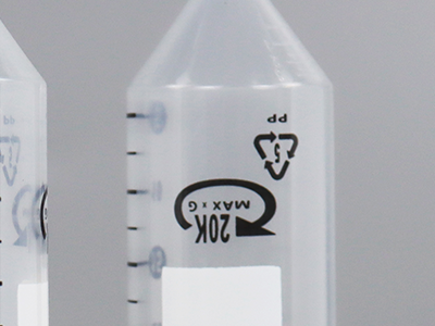 管體標(biāo)有最大離心力標(biāo)識